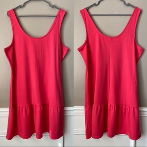 Old Navy Pink Drop Waist Tank Top Dress